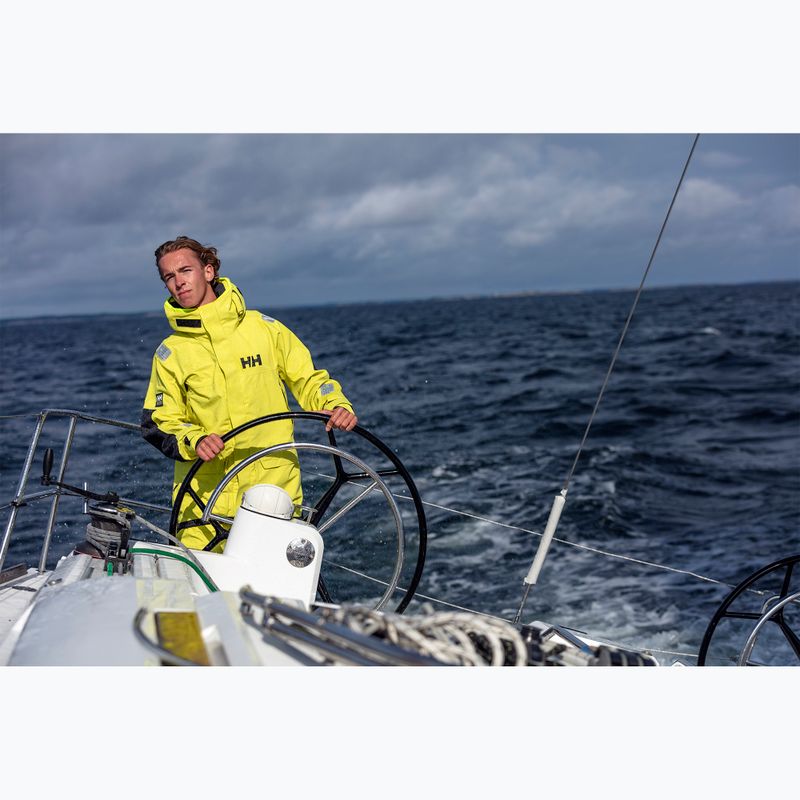 Kurtka żeglarska męska Helly Hansen Skagen Pro cyber lime 13