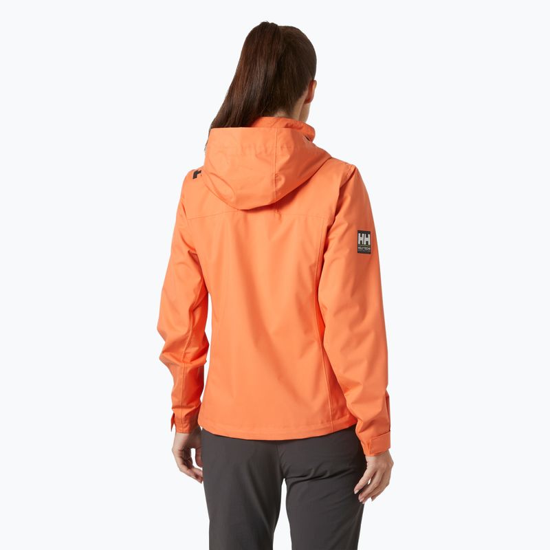 Kurtka żeglarska damska Helly Hansen Crew Hooded 2.0 bonfire 2