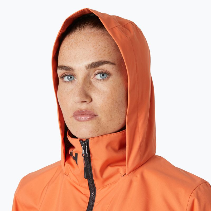 Kurtka żeglarska damska Helly Hansen Crew Hooded 2.0 bonfire 3