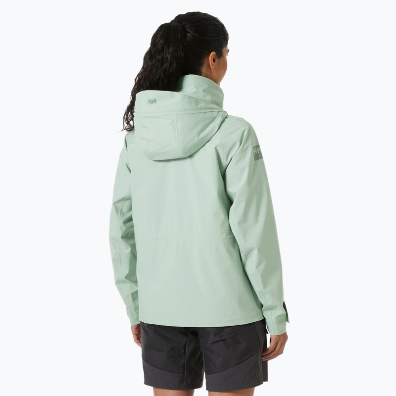 Kurtka żeglarska damska Helly Hansen Hp Racing Hooded eucalyptus 2