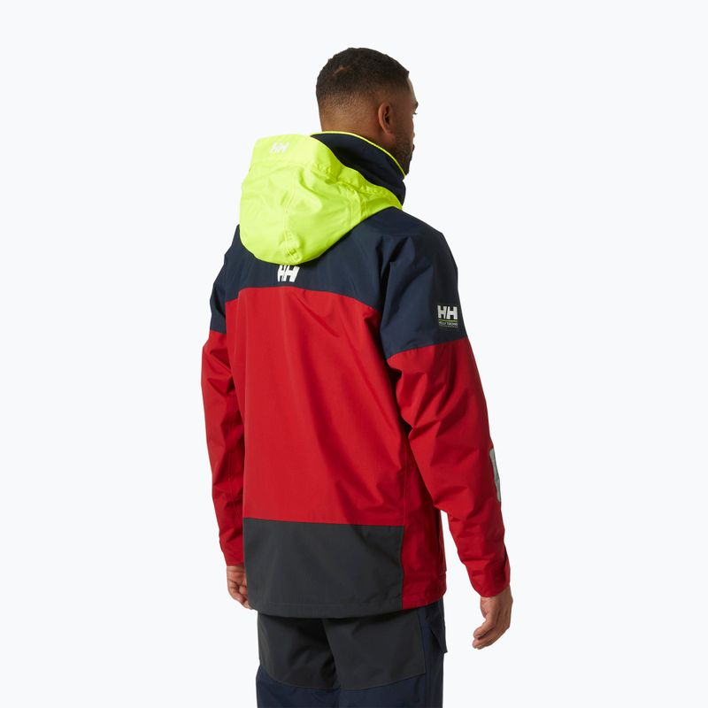 Kurtka żeglarska męska Helly Hansen Pier 4.0 red 2