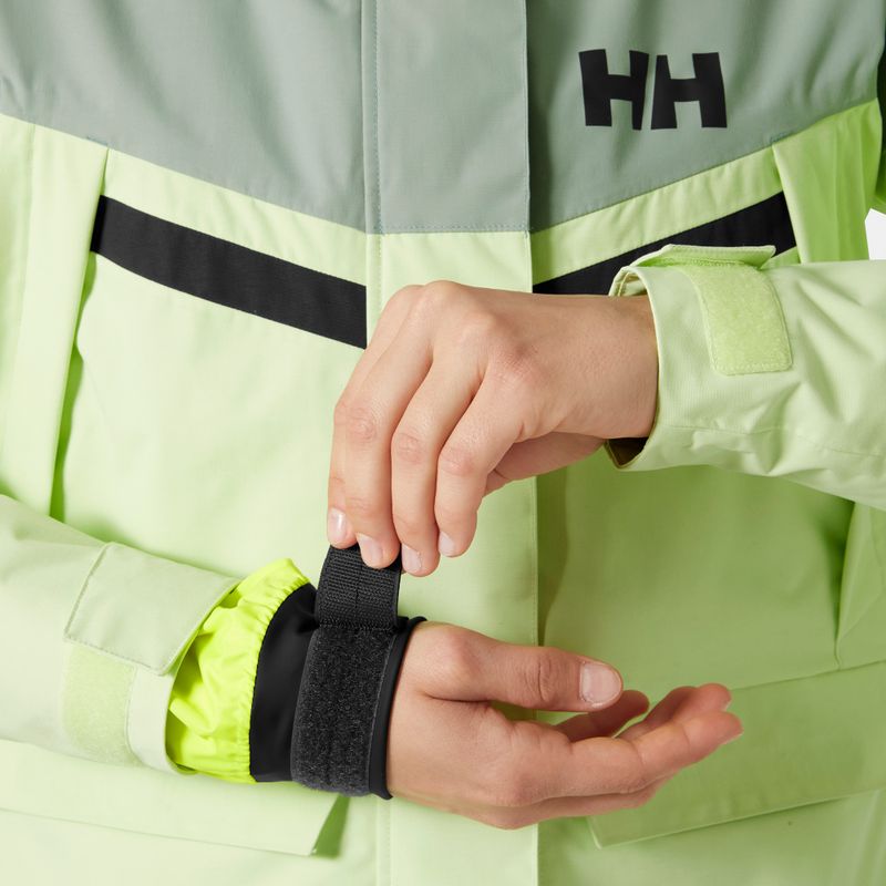 Kurtka żeglarska damska Helly Hansen Pier 4.0 washed lime 9