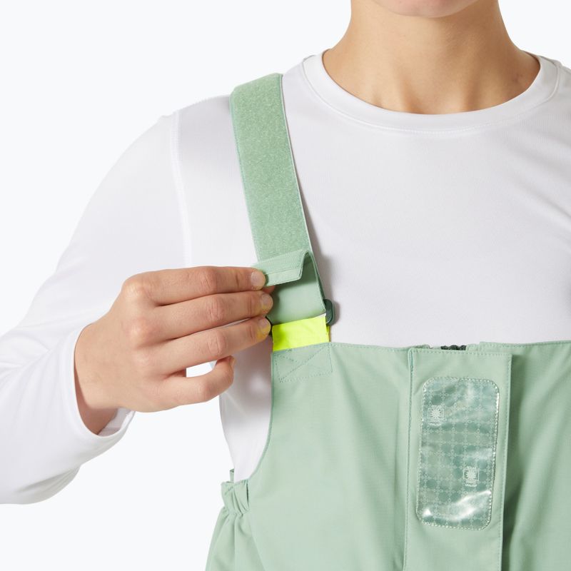 Spodnie żeglarskie damskie Helly Hansen Pier 4.0 Bib eucalyptus 3