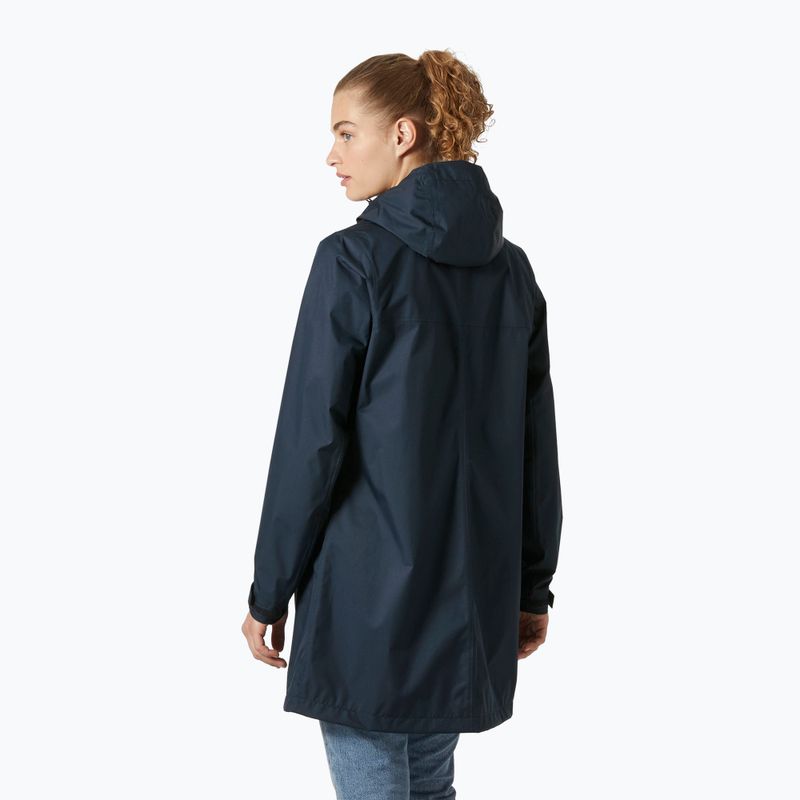 Płaszcz przeciwdeszczowy damski Helly Hansen Vancouver Rain Coat navy 2