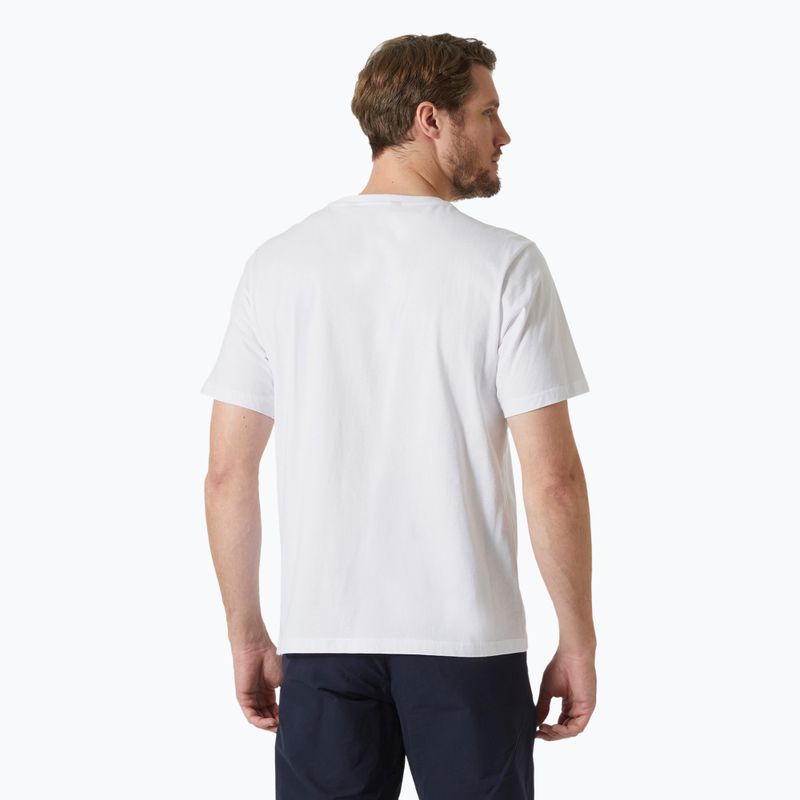 Koszulka męska Helly Hansen Logo 3.0 white 2