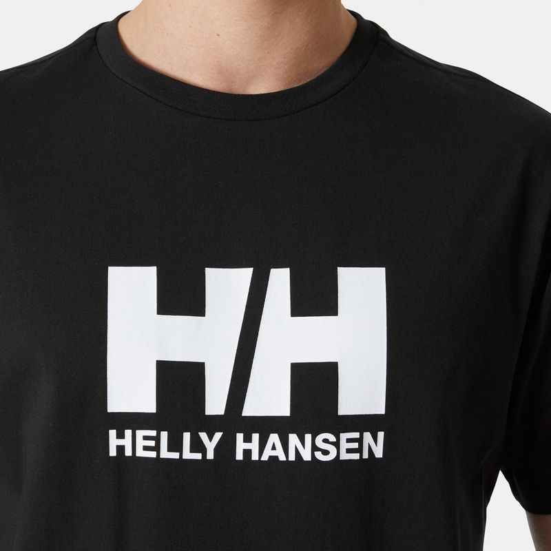 Koszulka męska Helly Hansen Logo 3.0 black 3