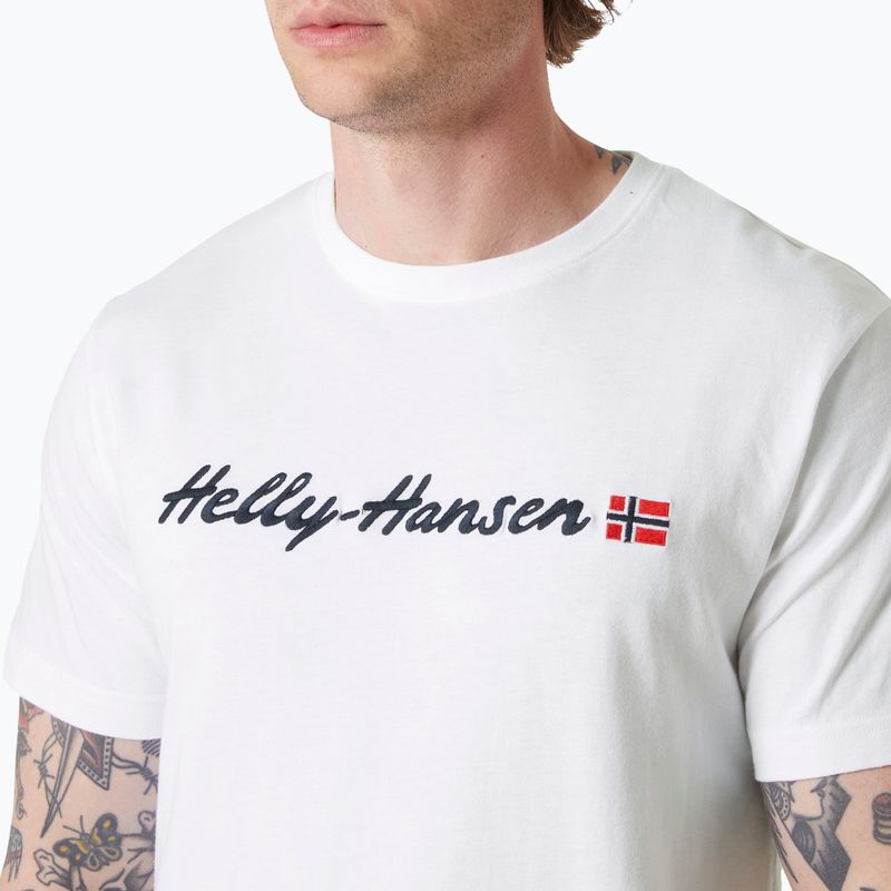 Koszulka męska Helly Hansen Core Graphic T 2.0 white 3