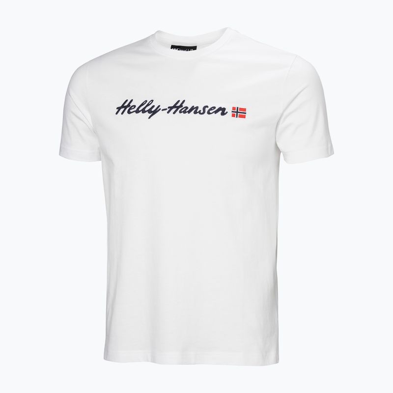 Koszulka męska Helly Hansen Core Graphic T 2.0 white 4