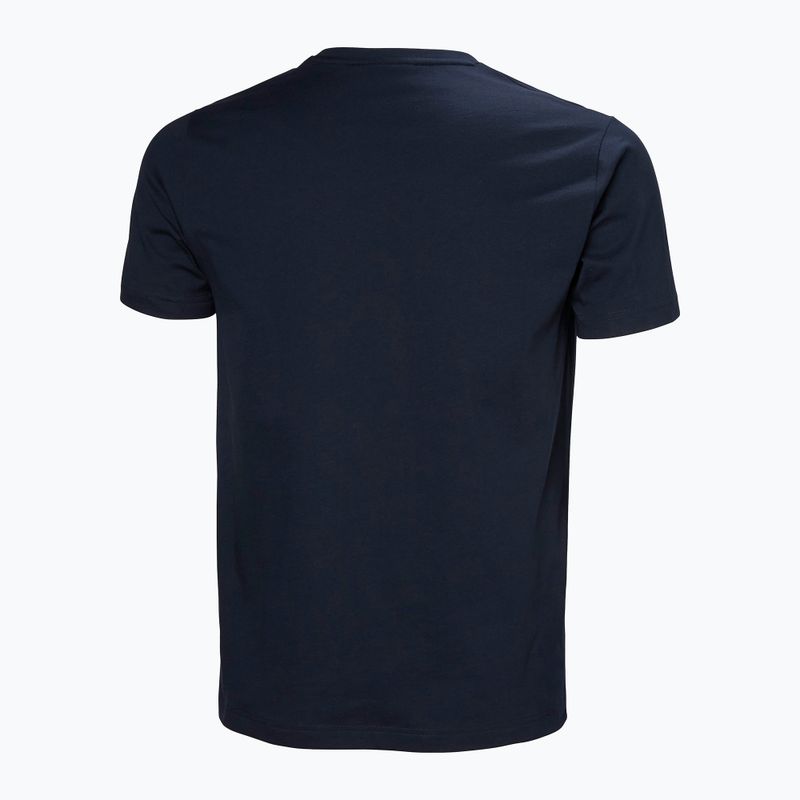 Koszulka męska Helly Hansen Core Graphic T 2.0 navy 2