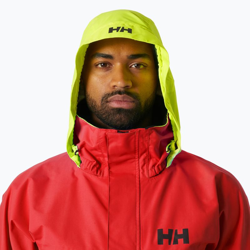 Kurtka żeglarska męska Helly Hansen Pier 4.0 alert red 3