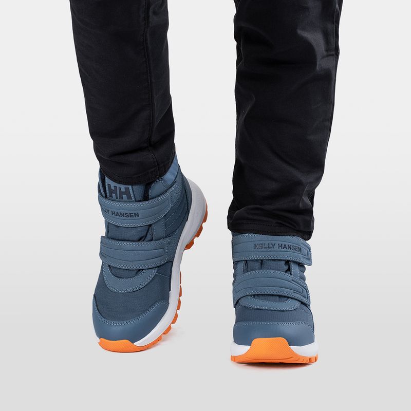 Śniegowce dziecięce Helly Hansen Jk Bowstring Boot HellyTech washed navy/papaya 14