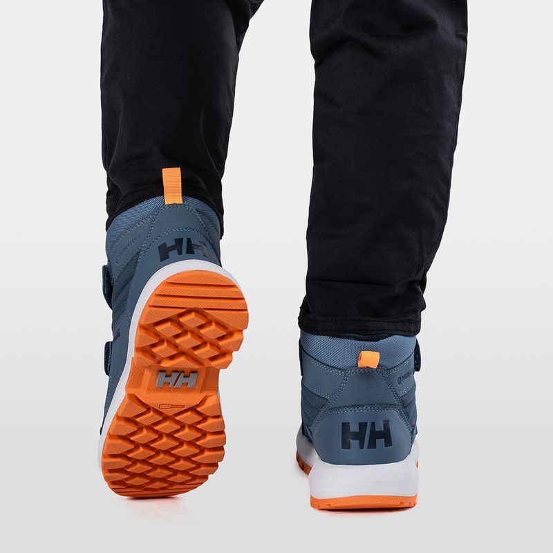 Śniegowce dziecięce Helly Hansen Jk Bowstring Boot HellyTech washed navy/papaya 15