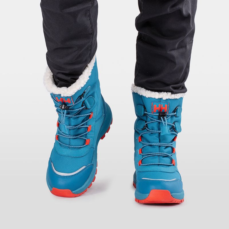 Śniegowce dziecięce Helly Hansen Jk Silverton Boot HellyTech cerulean blue/cherry tom 14