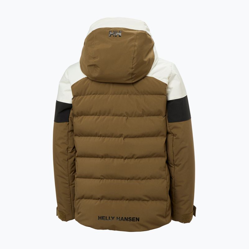 Kurtka narciarska dziecięca Helly Hansen Diamond sepia 10