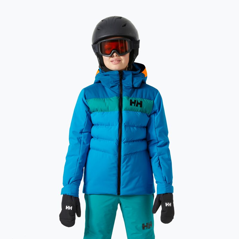 Kurtka narciarska dziecięca Helly Hansen Cyclone neptune blue