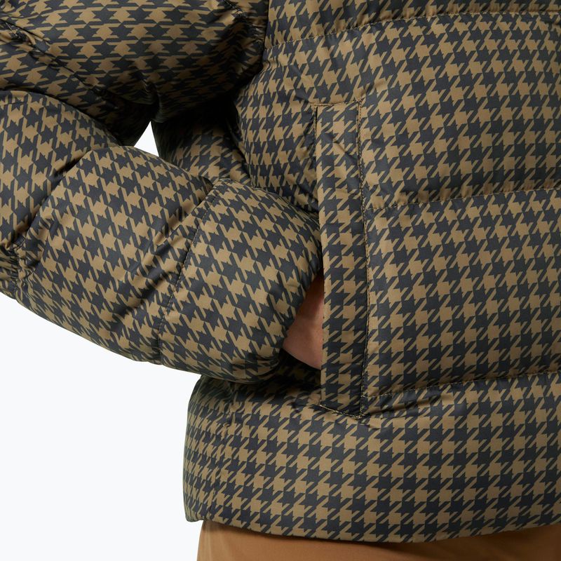Kurtka puchowa damska Helly Hansen Jade Puffer sepia houndstooth aop 4