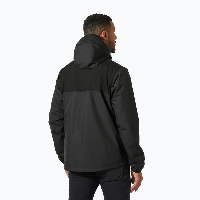 Kurtka przeciwdeszczowa męska Helly Hansen Vancouver Fleece Lined ebony 2