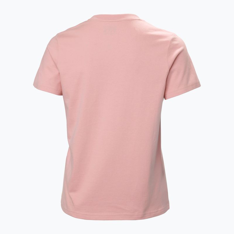 Koszulka damska Helly Hansen Logo 3.0 pink salt 5