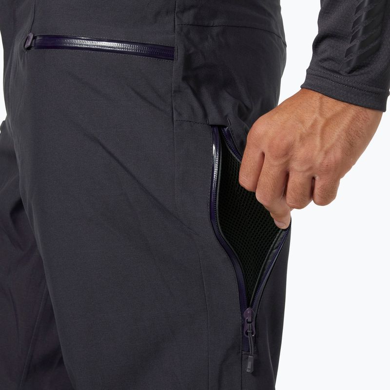 Spodnie narciarskie męskie Helly Hansen Garibaldi 2.0 black grape 4