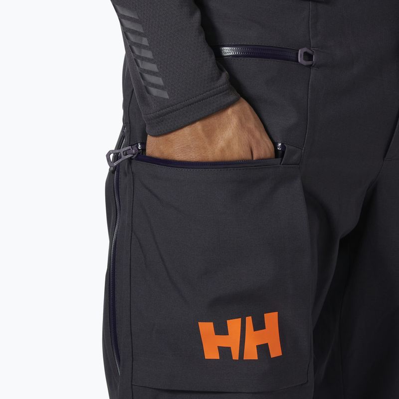 Spodnie narciarskie męskie Helly Hansen Garibaldi 2.0 black grape 5