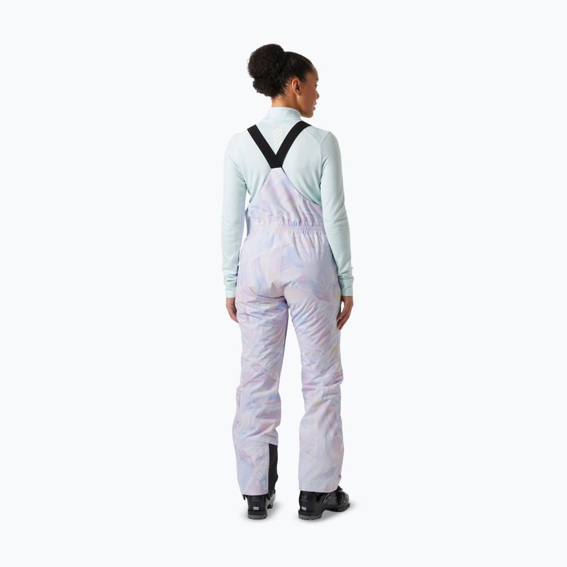 Spodnie narciarskie damskie Helly Hansen Legendary Insulated Bib reflections aop 2