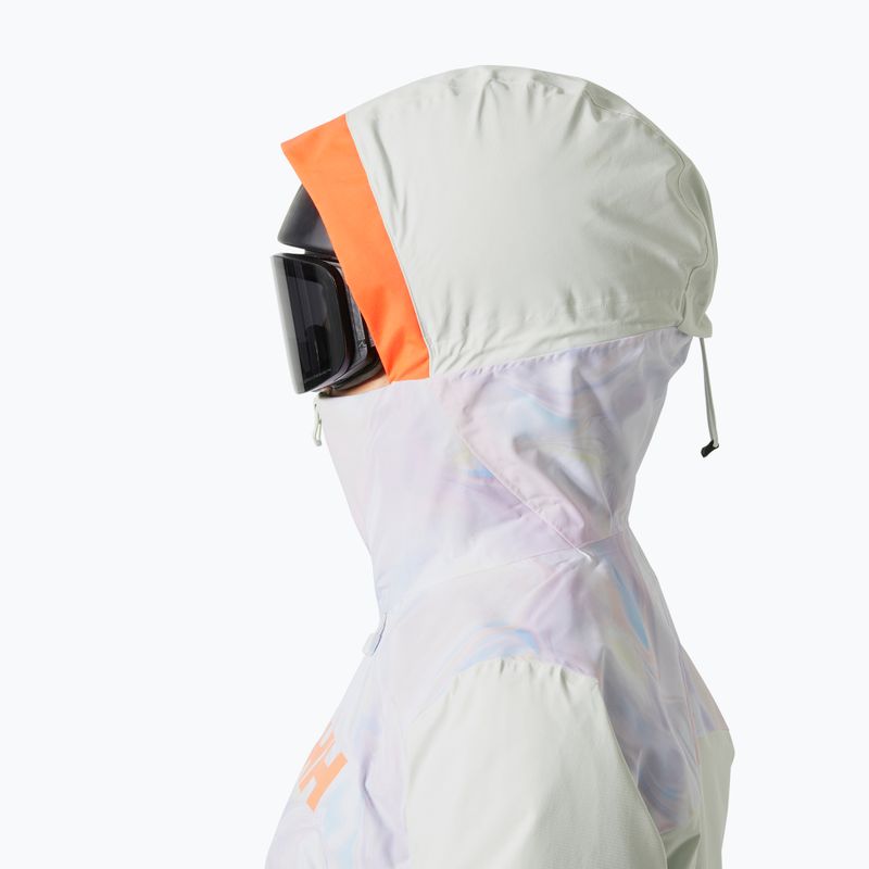 Kurtka narciarska damska Helly Hansen Powchaser 2.0 reflections aop 3