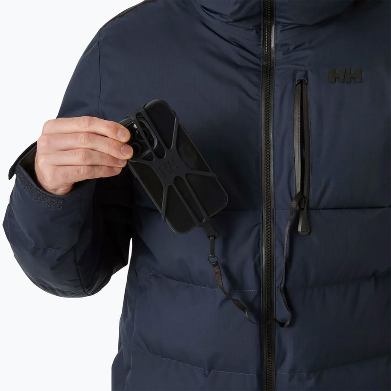 Kurtka zimowa narciarska Helly Hansen Kvitfjell Race Puffy washed navy nsf replica 6