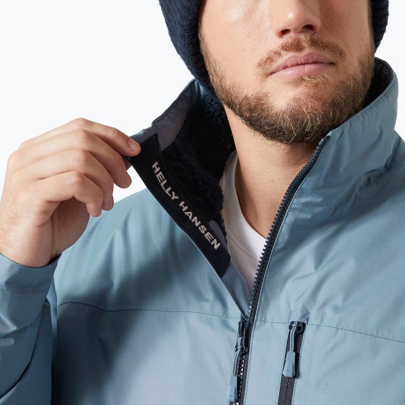 Kurtka żeglarska męska Helly Hansen Crew Hooded Pile washed navy 3