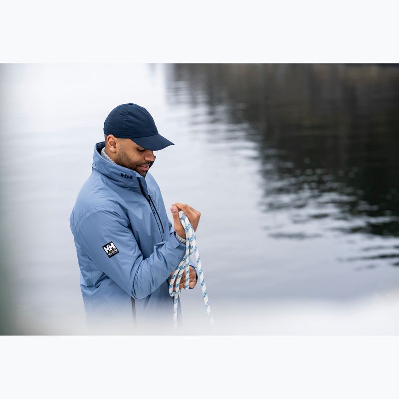 Kurtka żeglarska męska Helly Hansen Crew Hooded Pile washed navy 12