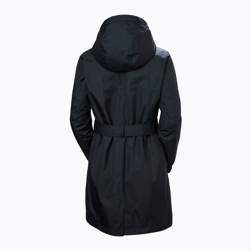 Płaszcz ocieplany damski Helly Hansen Classic Insulated Trench navy 5