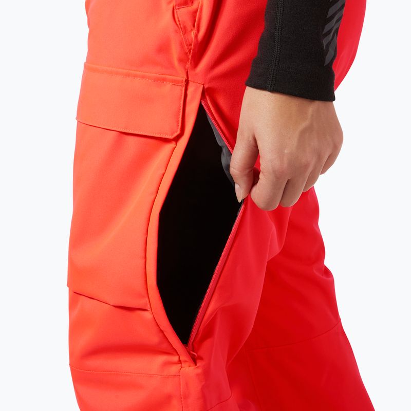 Spodnie narciarskie damskie Helly Hansen Switch Cargo 2.0 neon coral 6