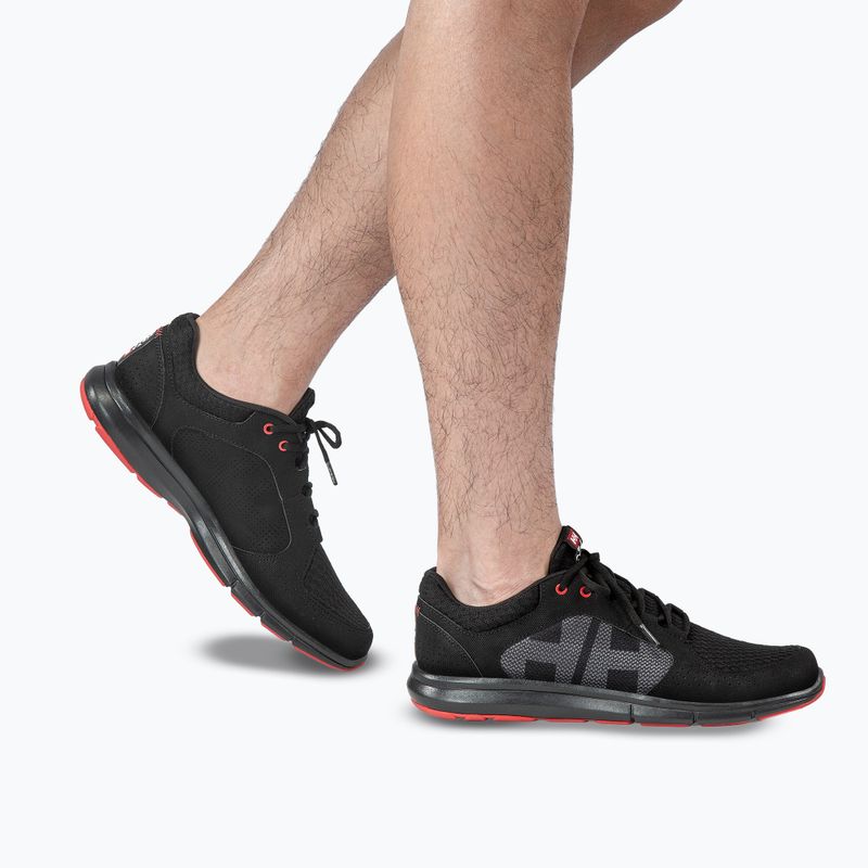 Buty męskie Helly Hansen Ahiga V4 Hydropower off black/alert red 8
