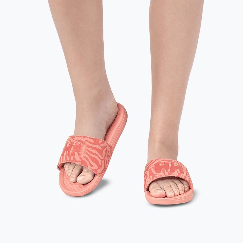 Klapki damskie Helly Hansen H/H Slides coral almond aop 8