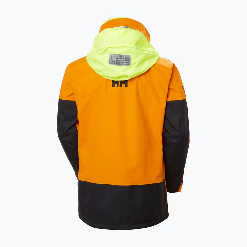 Kurtka żeglarska męska Helly Hansen Skagen Offshore ignite orange 11