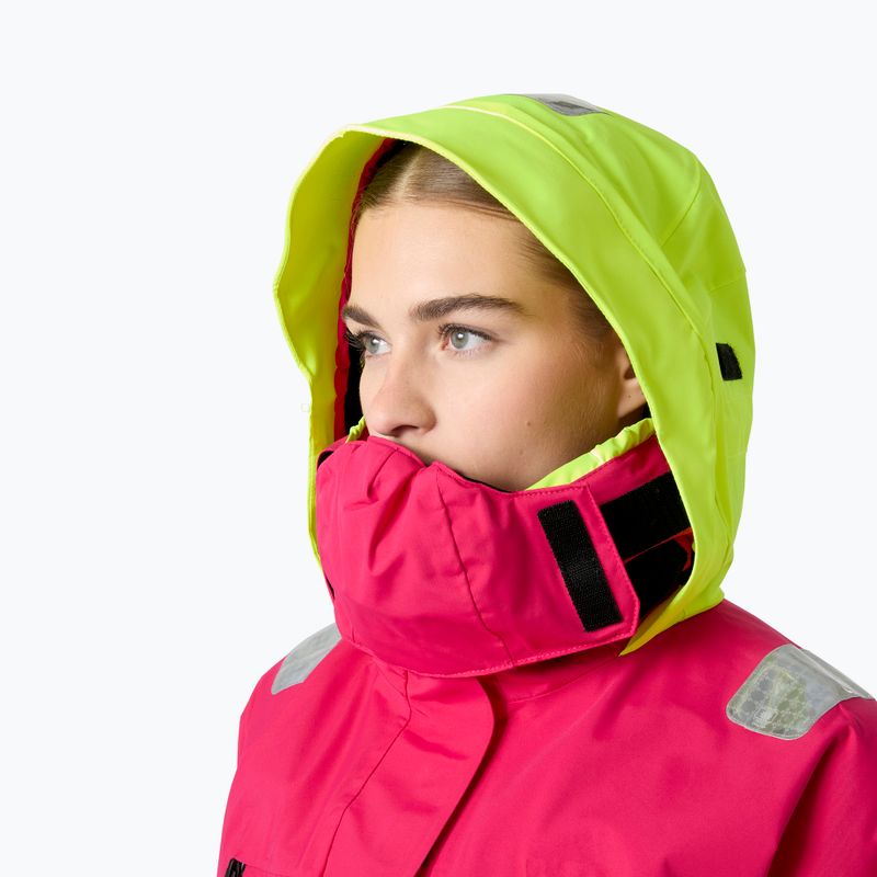 Kurtka żeglarska damska Helly Hansen Skagen Offshore cranberry 3