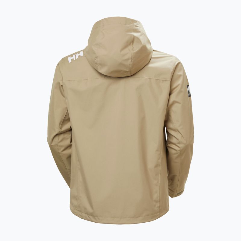 Kurtka żeglarska męska Helly Hansen Crew Hooded 2.0 pebble 9