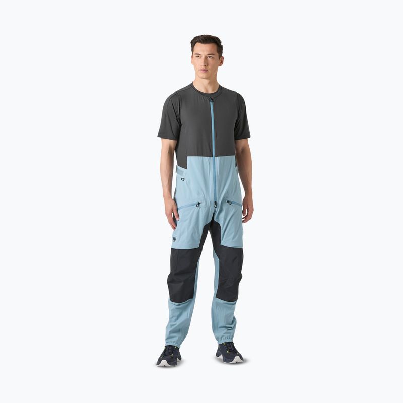 Spodnie żeglarskie męskie Helly Hansen Hp Foil Flyer Salopette windy blue