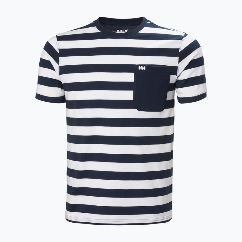 Koszulka męska Helly Hansen Hudson navy stripe 4