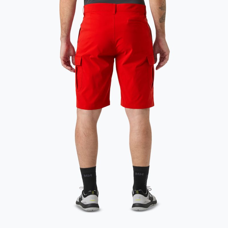 Spodenki żeglarskie męskie Helly Hansen QD Cargo 11" red 2