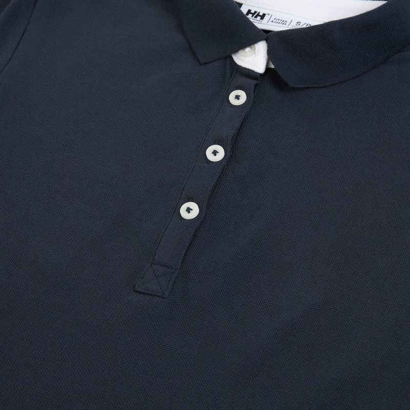 Koszulka polo damska Helly Hansen Crew Polo Pique navy 3