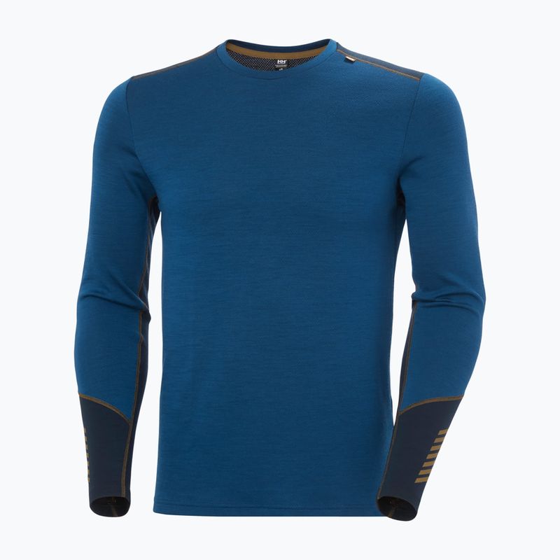 Bluza termoaktywna męska Helly Hansen Lifa Merino Midweight Crew dark blue 5