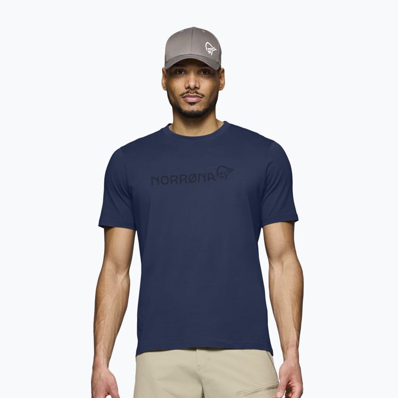 Koszulka męska NORRONA Cotton Viking indigo night