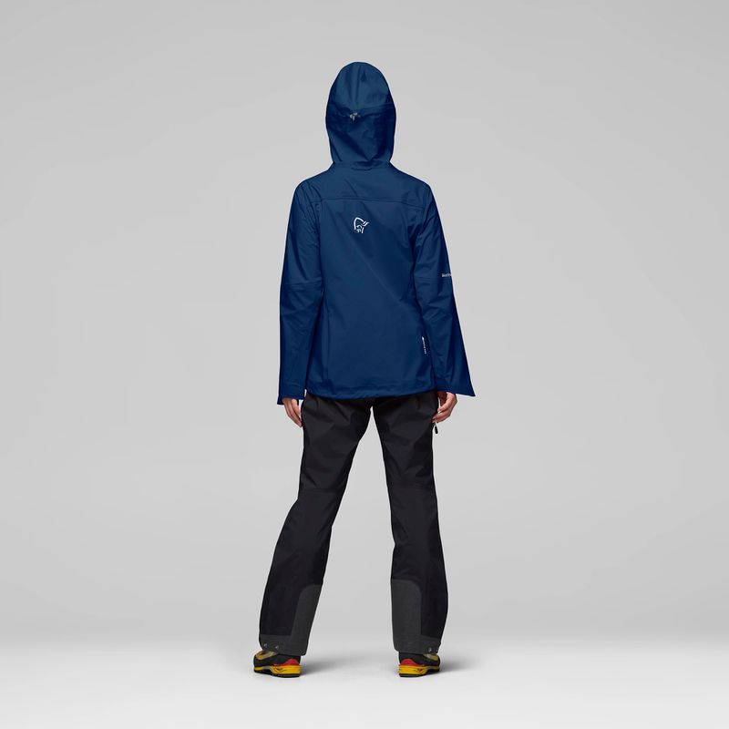Kurtka przeciwdeszczowa damska NORRONA Falketind Gore-Tex indigo night 3