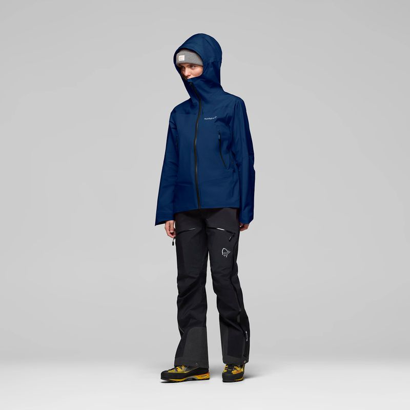 Kurtka przeciwdeszczowa damska NORRONA Falketind Gore-Tex indigo night 4