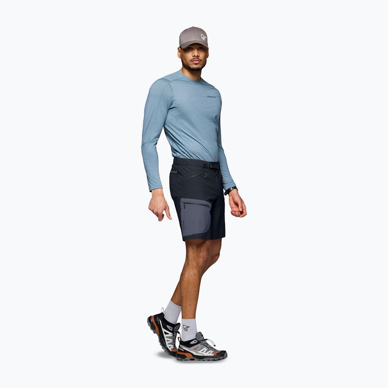 Spodenki trekkingowe męskie NORRONA Falketind Flex 1 Light caviar black 4