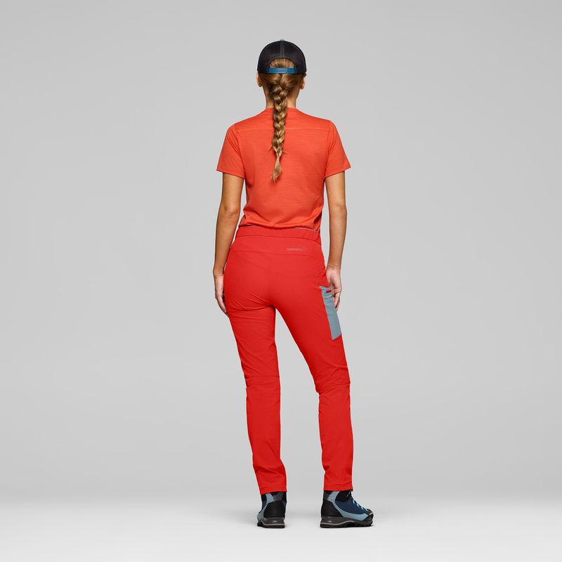 Spodnie trekkingowe damskie NORRONA Falketind Flex1 Light aura orange 3