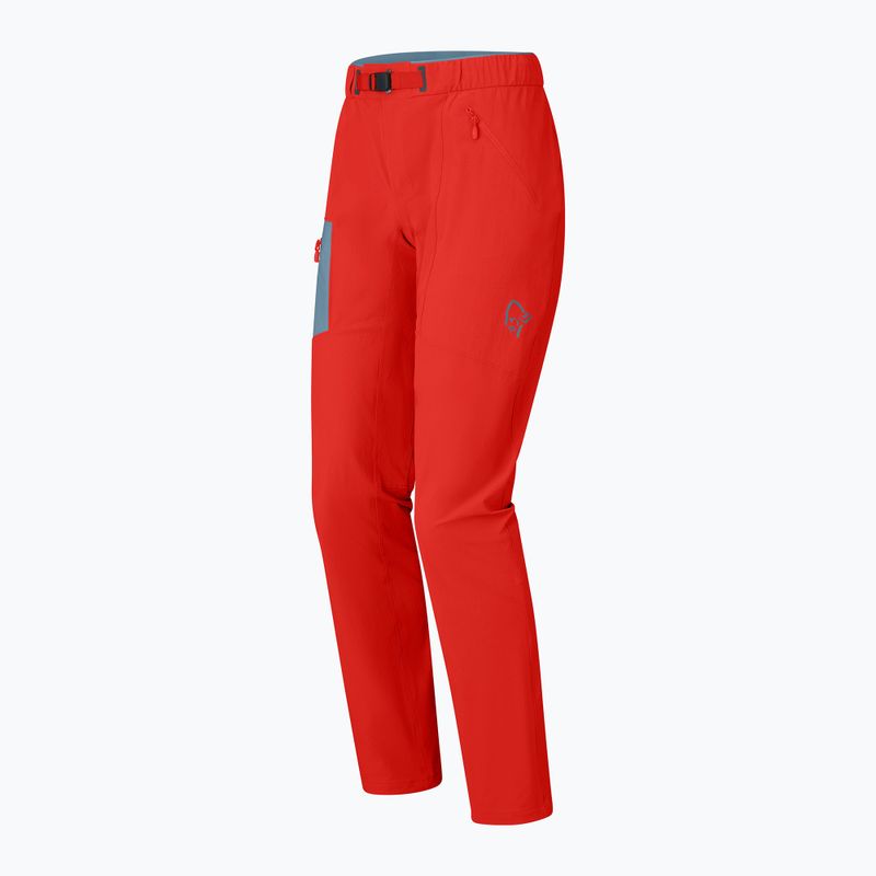 Spodnie trekkingowe damskie NORRONA Falketind Flex1 Light aura orange 8