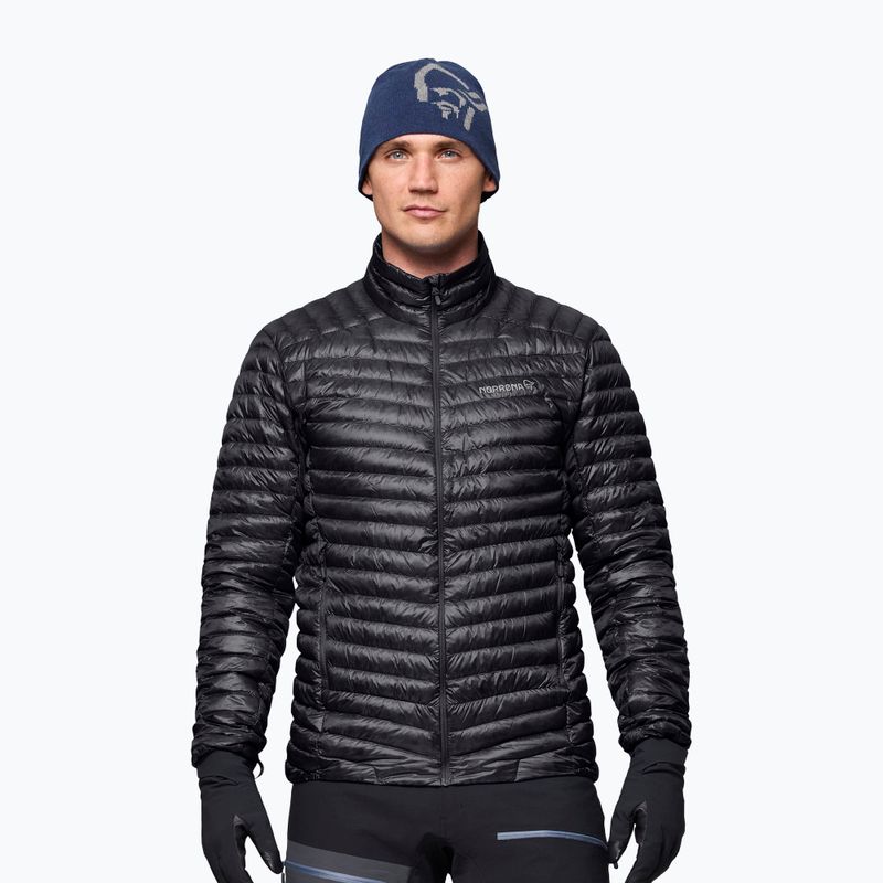Kurtka puchowa męska NORRONA Trollveggen Down800 Super Light caviar black