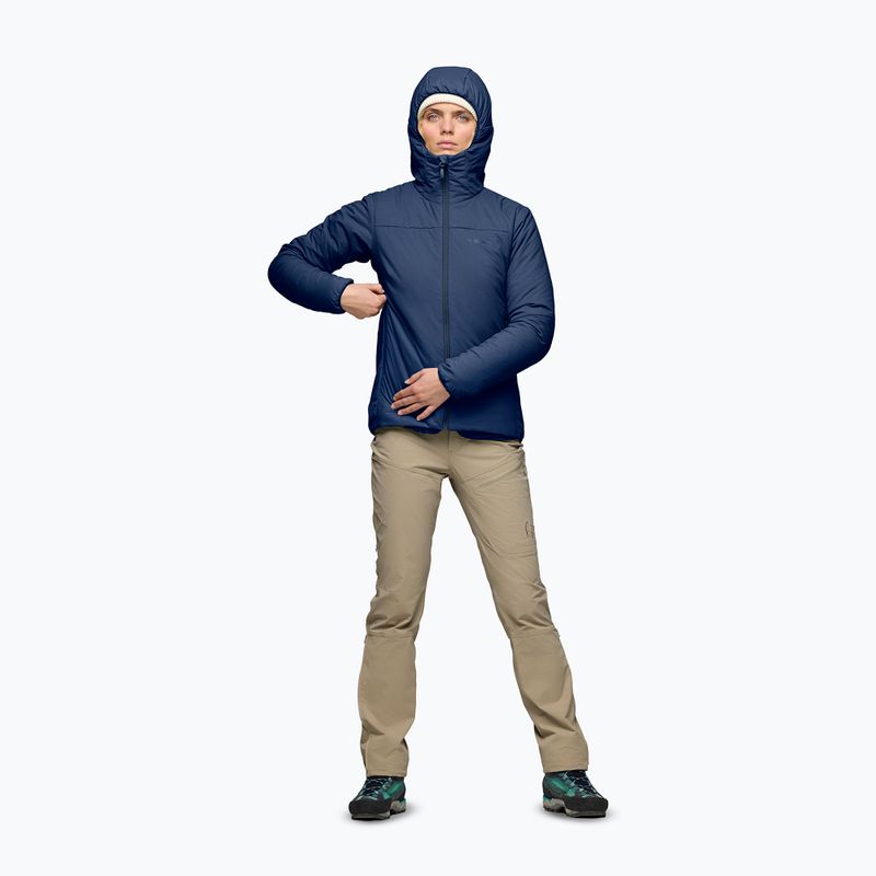 Kurtka ocieplana damska NORRONA Femund Thermo60 Zip Hood indigo night 2