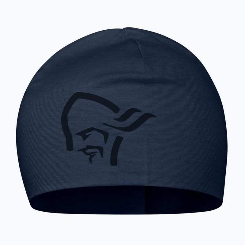 Czapka zimowa NORRONA PureUll 180 Beanie indigo night